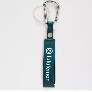 Lululemon Silicone Keychain  Warp Teal Ideal Mint color SOLD OUT ONLINE